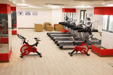 Một góc tại phòng Gym HIU