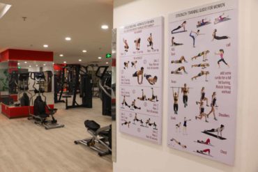Phòng Gym HIU tại tầng 5 Tòa nhà HIU