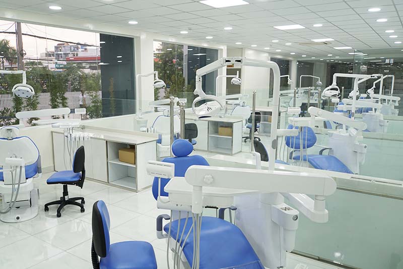 Phòng thực hành dành cho sinh viên Răng Hàm Mặt Trường Đại học Quốc tế Hồng Bàng