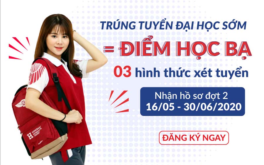 HIU xét tuyển học bạ đợt 2