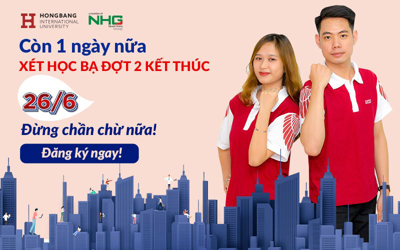 Xét tuyển học bạ đợt 2 2020 của HIU