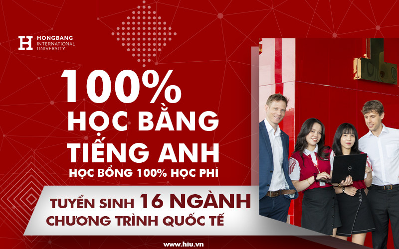 HIU tuyển sinh 16 ngành đào tạo hoàn toàn bằng tiếng Anh
