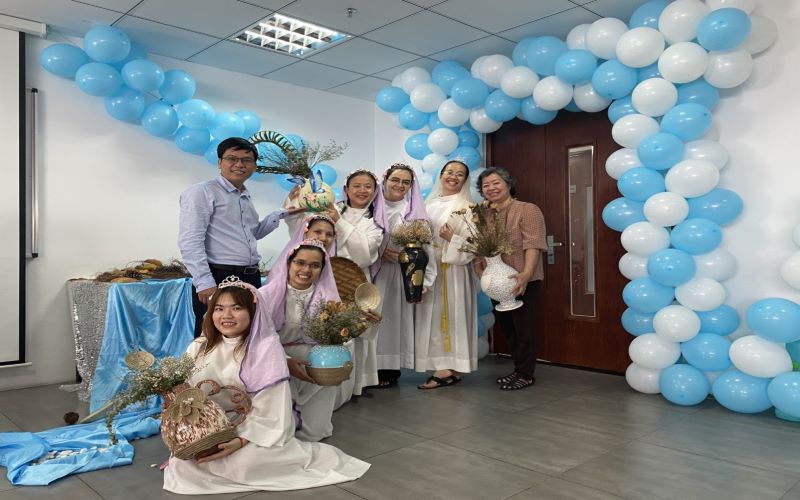 Triển lãm mỹ thuật của sinh viên K18 GDMN HIU 11.12.20