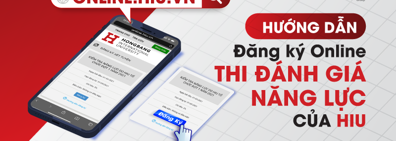 Hướng dẫn đăng ký thi đánh giá năng lực của HIU
