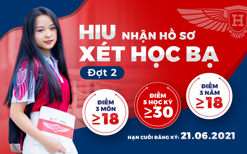 Xét học bạ Đại học Quốc tế Hồng Bàng