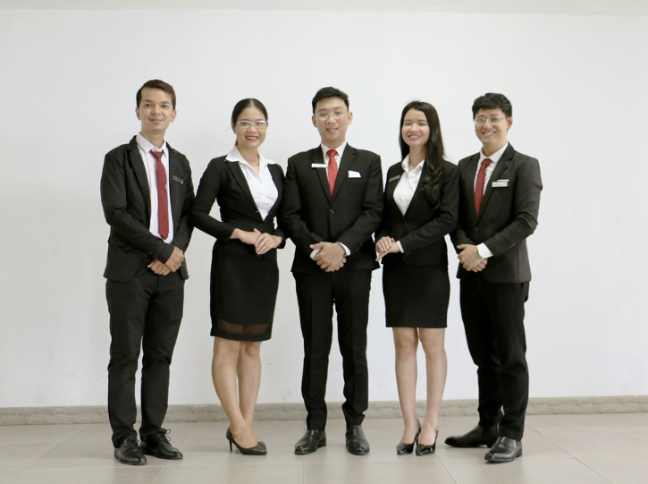 Impressive uniform of HIU Student Center
