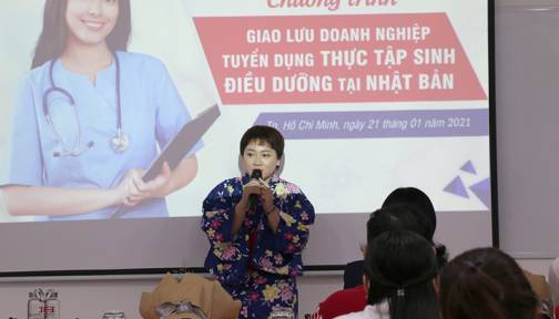 The HIUer students of the Faculty of Nursing are favorably employed by enterprises for Japanese Internship