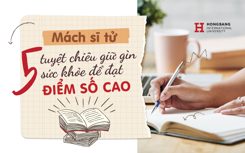 bí quyết giữ gìn sức khỏe mùa thi