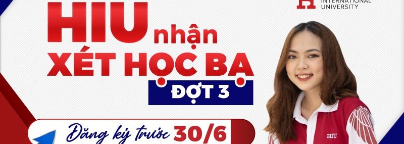 HIU xét tuyển học bạ THPT