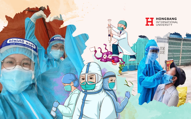 sinh viên HIU tình nguyện chống dịch