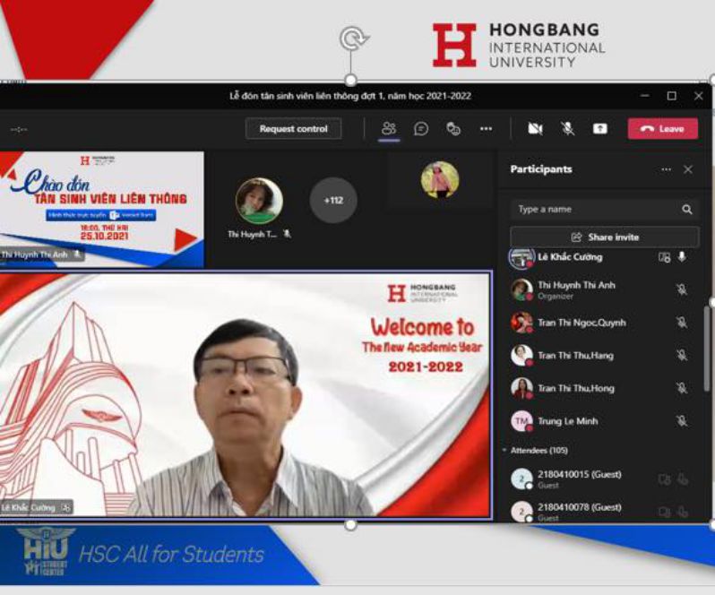 PGS.TS Lê Khắc Cường – Phó Hiệu trưởng Trường Đại học Quốc tế Hồng Bàng phát biểu tại buổi lễ
