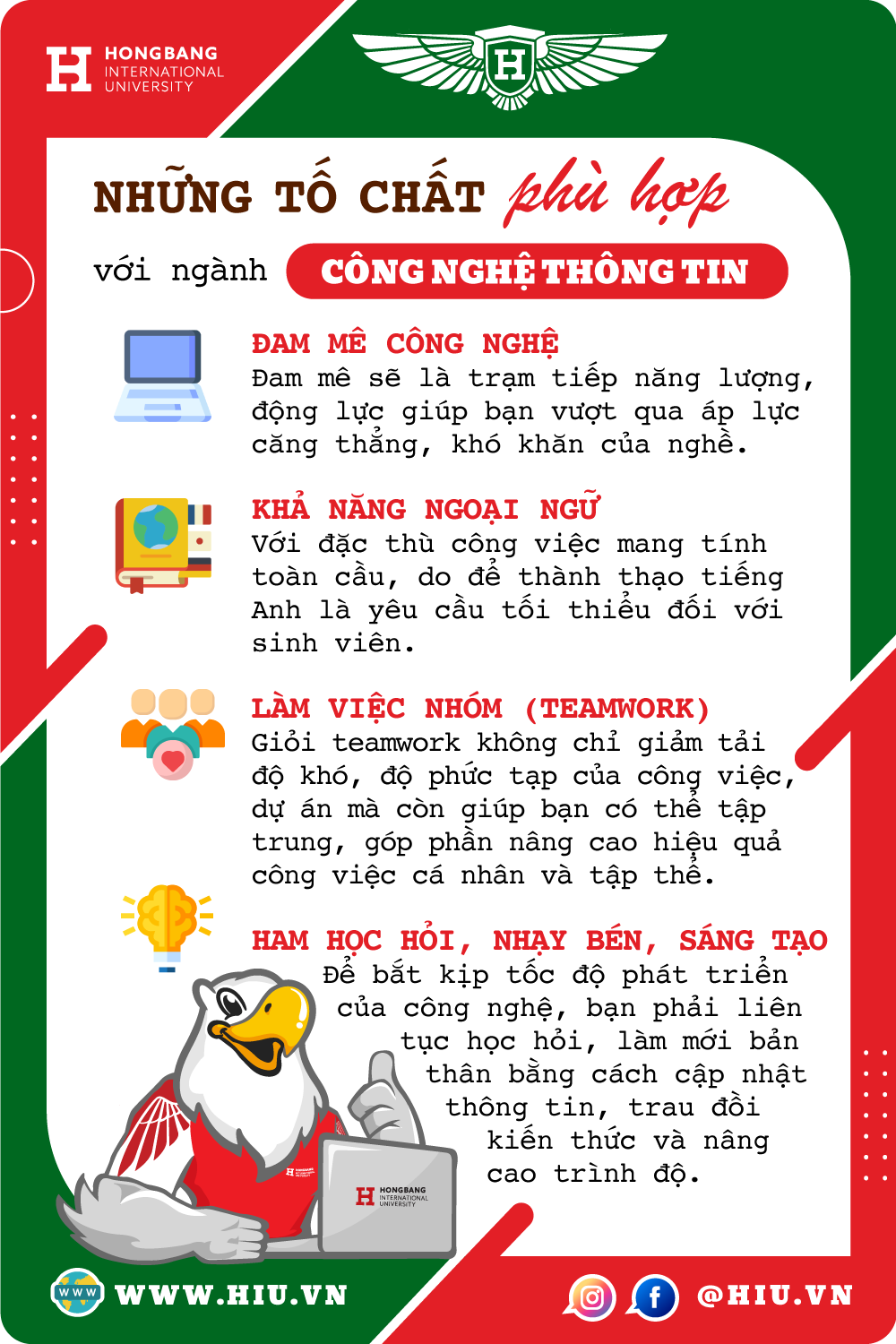 Những tố chất phù hợp với ngành công nghệ thông tin
