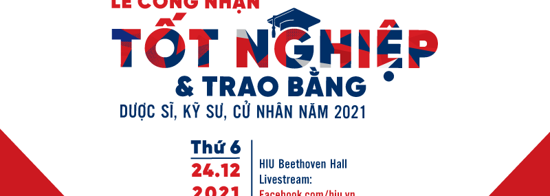 Lễ tốt nghiệp Đại học Quốc tế Hồng Bàng HIU năm 2021