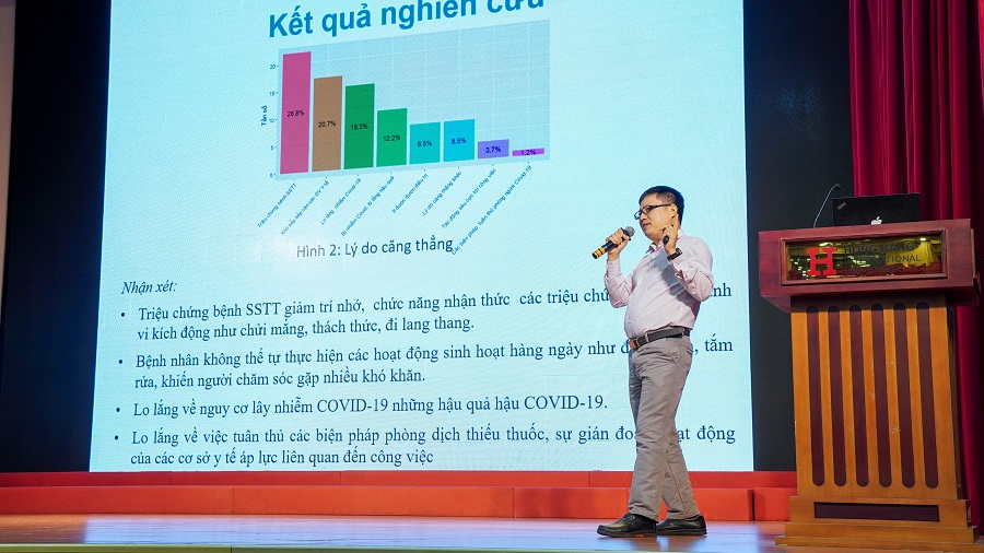 BS.CKII Đỗ Thanh Liêm (Bệnh viện 30-4) trình bày kết quả công trình nghiên cứu