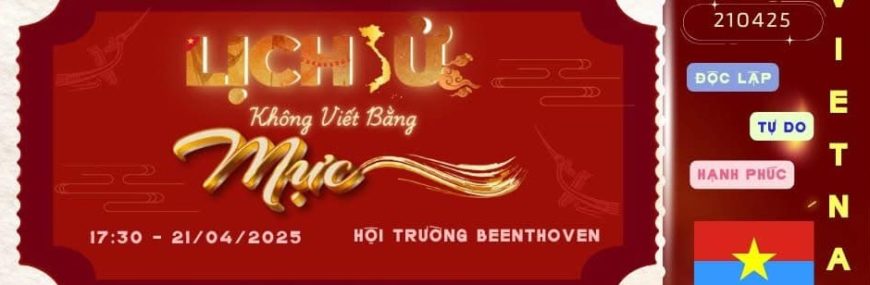 Sắp diễn ra tại HIU: Đêm nhạc kịch “Lịch sử không viết bằng mực”