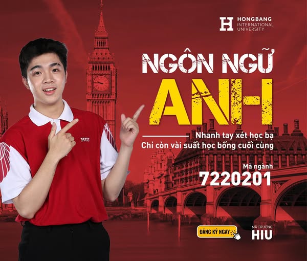 Say hi với Ngôn ngữ Anh tại HIU ngay và luôn nha!