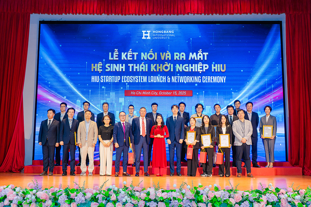 Lễ kết nối và Ra mắt Hệ sinh thái khởi nghiệp HIU ngày 15/10 tại Trường Đại học Quốc tế Hồng Bàng