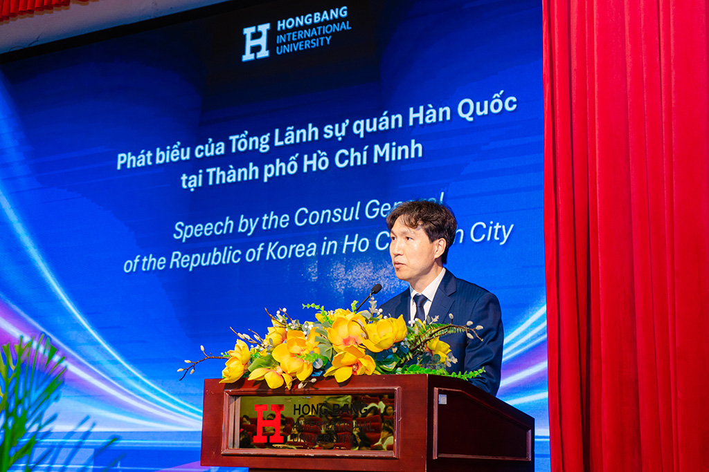 Tổng Lãnh sự quán Hàn Quốc tại TPHCM phát biểu tại sự kiện