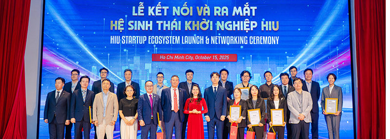 HIU ra mắt Hệ sinh thái Khởi nghiệp: Khi sinh viên được học, được làm, được thử và được sai