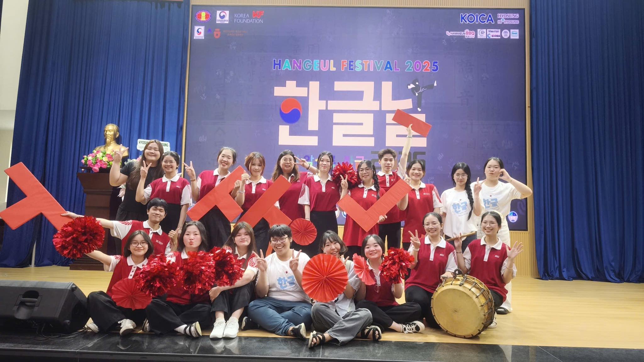 CHÚC MỪNG TEAM K-POSE HIU ĐẠT GIẢI KHUYẾN KHÍCH TẠI CUỘC THI K-POSE 2025- HANGEUL 2025