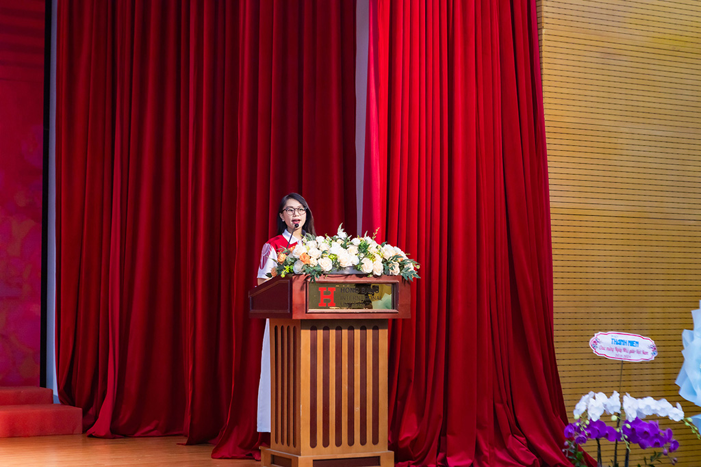 Võ Thị Thanh Huyền - Sinh viên Khoa Kinh tế - Quản trị Trường Đại học Quốc tế Hồng Bàng