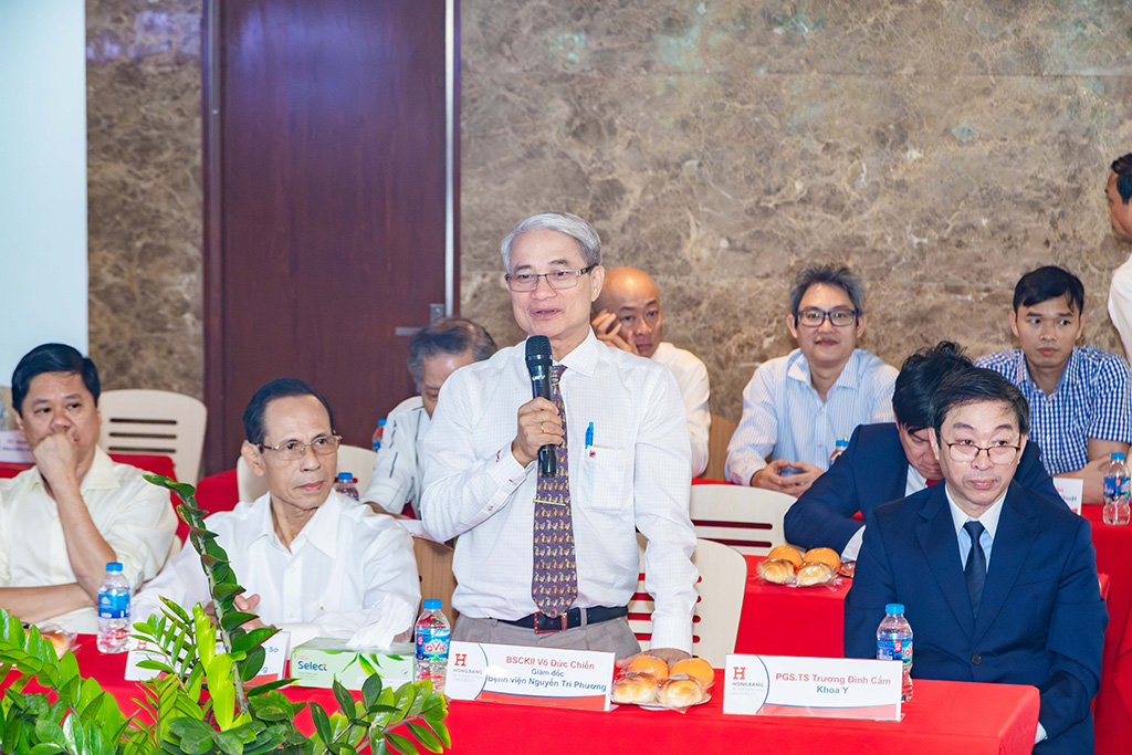 BSCKII Võ Đức Chiến - Giám đốc Bệnh viện Nguyễn Tri Phương tại Tọa đàm