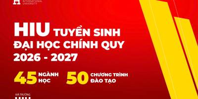 Tuyển sinh 2026: HIU áp dụng 5 phương thức xét tuyển cho 45 ngành học