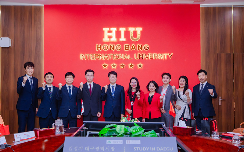 HIU đón tiếp Quyền Thị trưởng thành phố Daegu, mở rộng cơ hội hợp tác giáo dục với Hàn Quốc